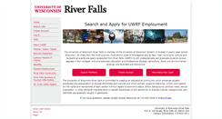 Desktop Screenshot of jobs.uwrf.edu