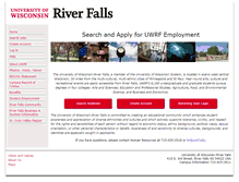 Tablet Screenshot of jobs.uwrf.edu